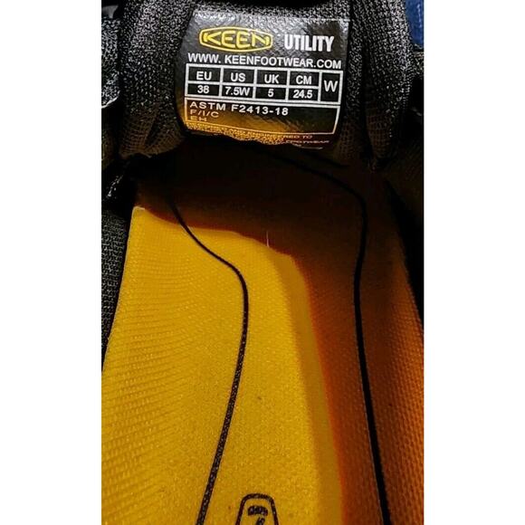 KEEN Utility Men's Vista Energy Sneaker Composit Toe Industrial Work Show 7.5W - Picture 6 of 11